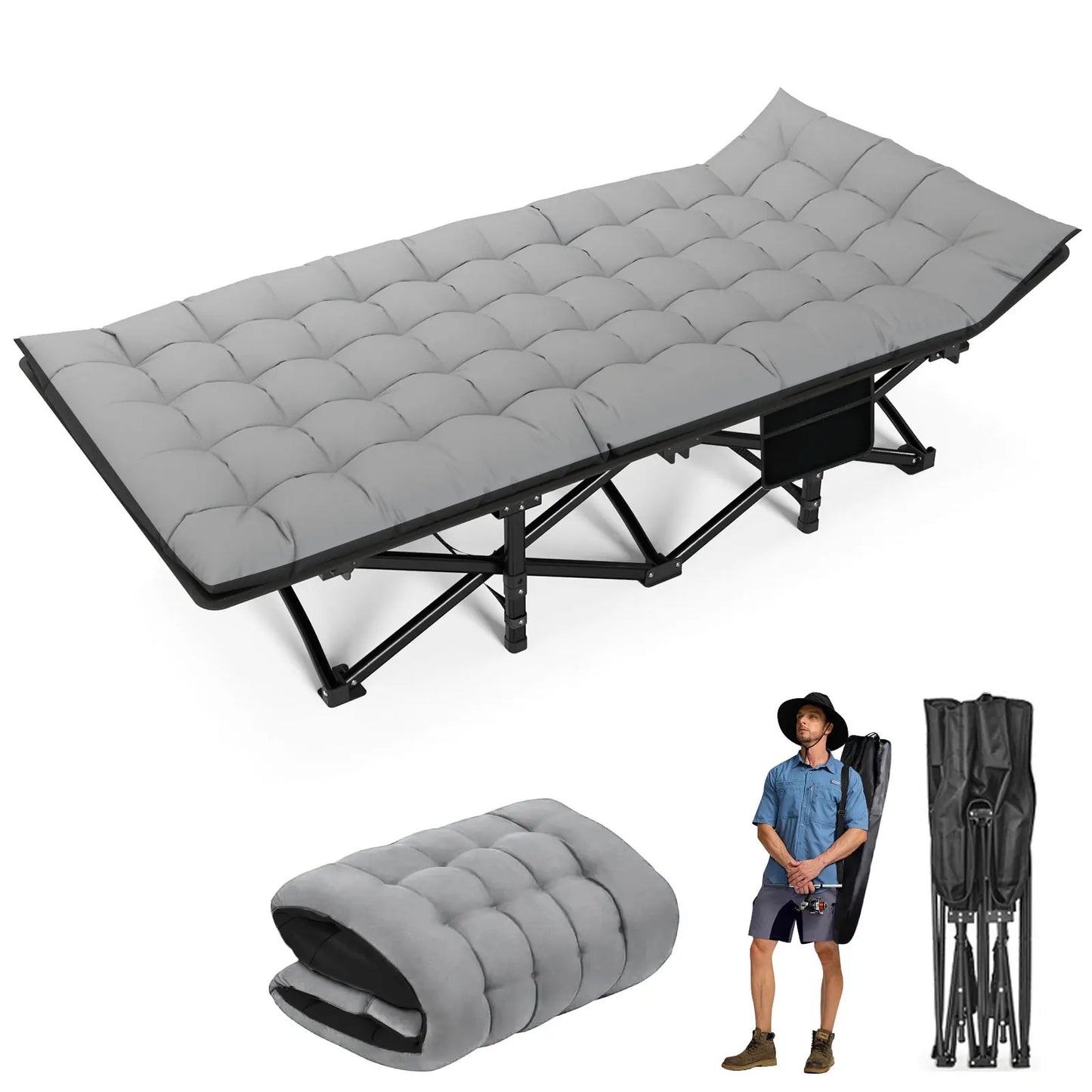 Easy-Fold Camping Cot